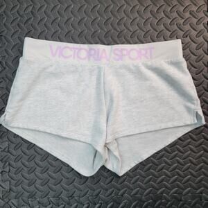Victoria's Secret Light Gray & Pale Pink Sport Shorts